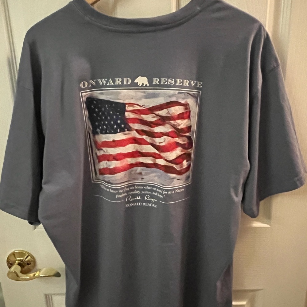 Onward Reserve Ronald Reagan Flag T Shirt XL New